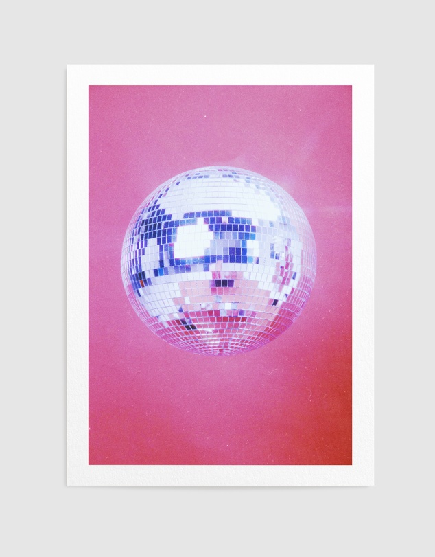 Olive et Oriel - Pink Disco Ball by Samantha Hearn Art Print