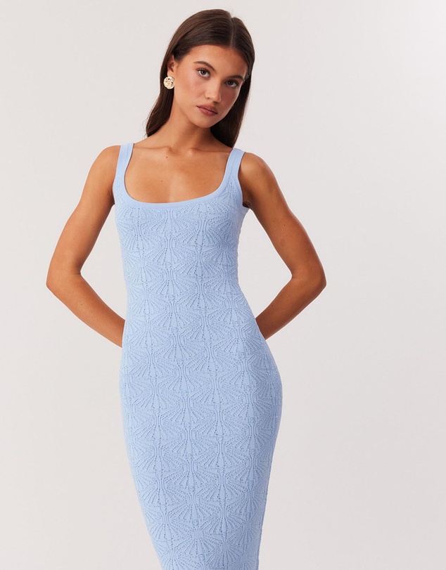SNDYS - Josefina Jacquard Knit Maxi Dress