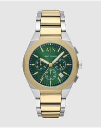 Armani Exchange - Two Tone Chronograph Watch
