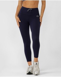 Lorna Jane - Limited Edition Lotus No Chafe Ankle Biter Leggings