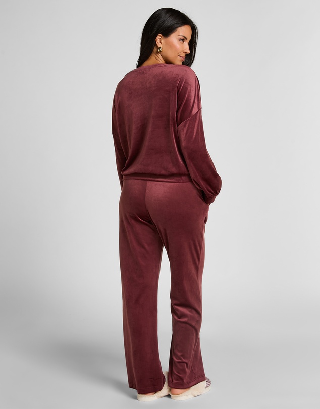 Hunkemoller - Long Sleeve Velours PJ Set