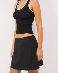 Calli - Cherif Bias Mini Skirt