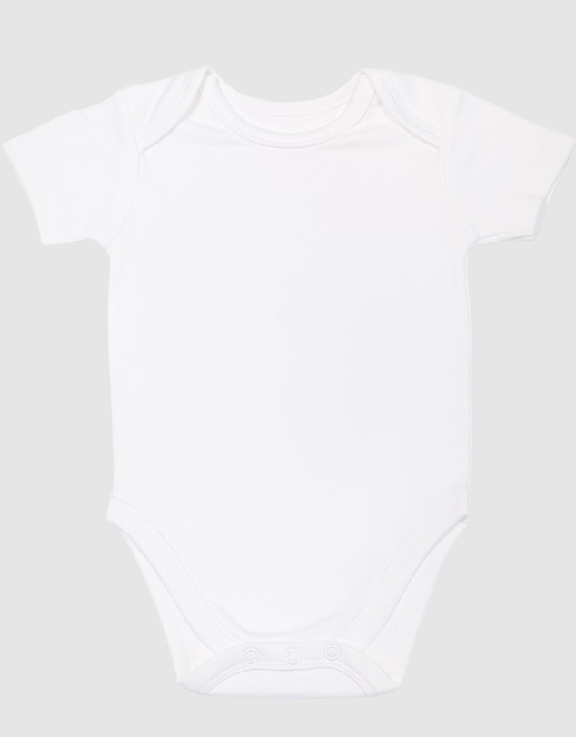 B Free Intimate Apparel - 100% Organic Cotton Short Sleeve Baby Bodysuit - Baby & Toddler