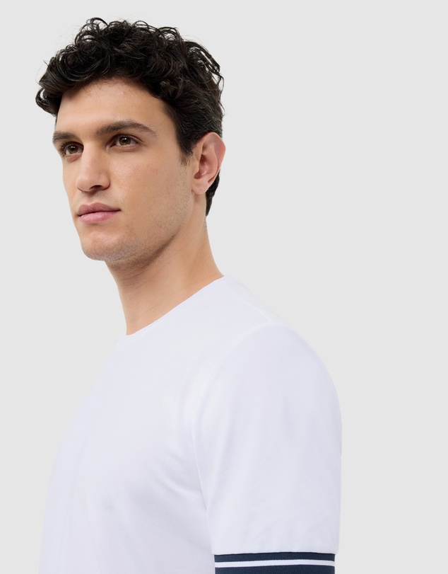 Politix - Curtis Travel Striped Pique Tee