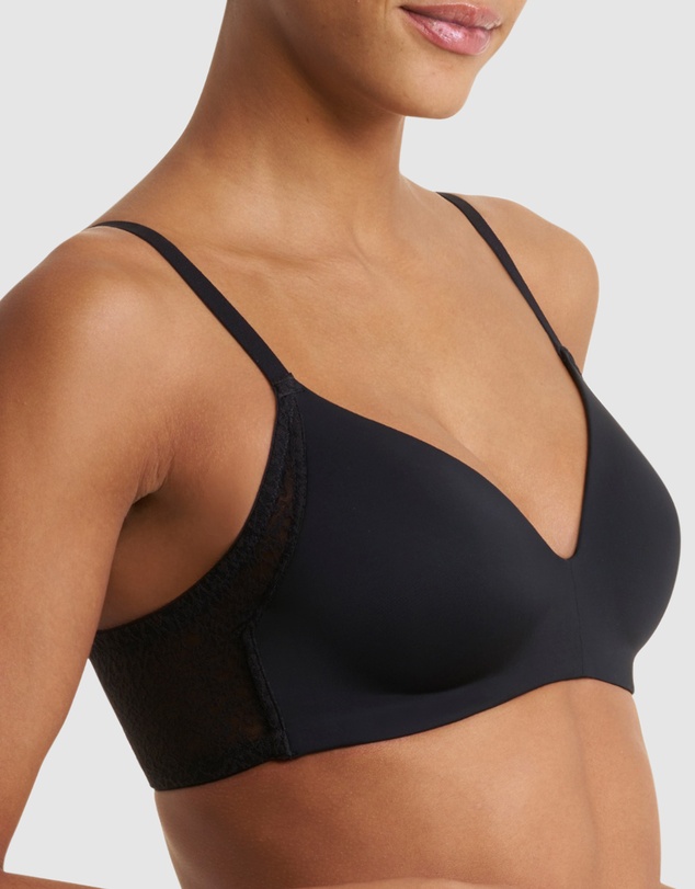 Natori - Pretty Smooth Padded Wirefree T-Shirt Bra With Lace