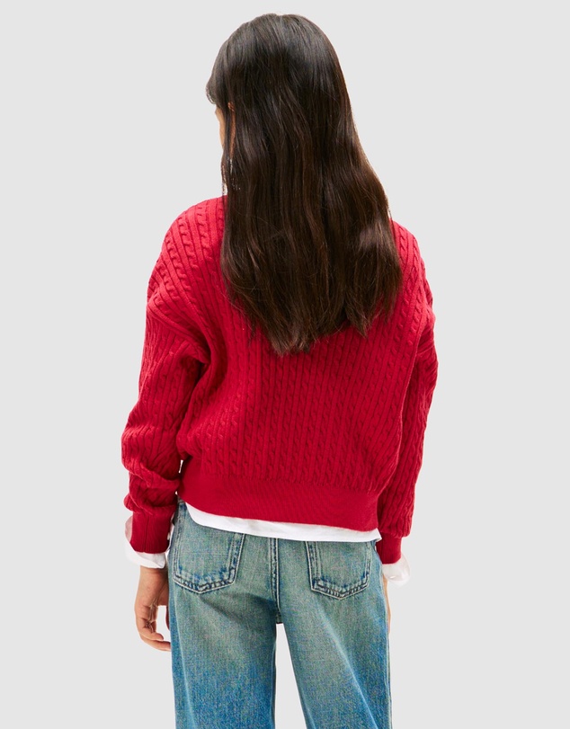 Tommy Hilfiger - Relaxed Cable Knit Jumper - Teens
