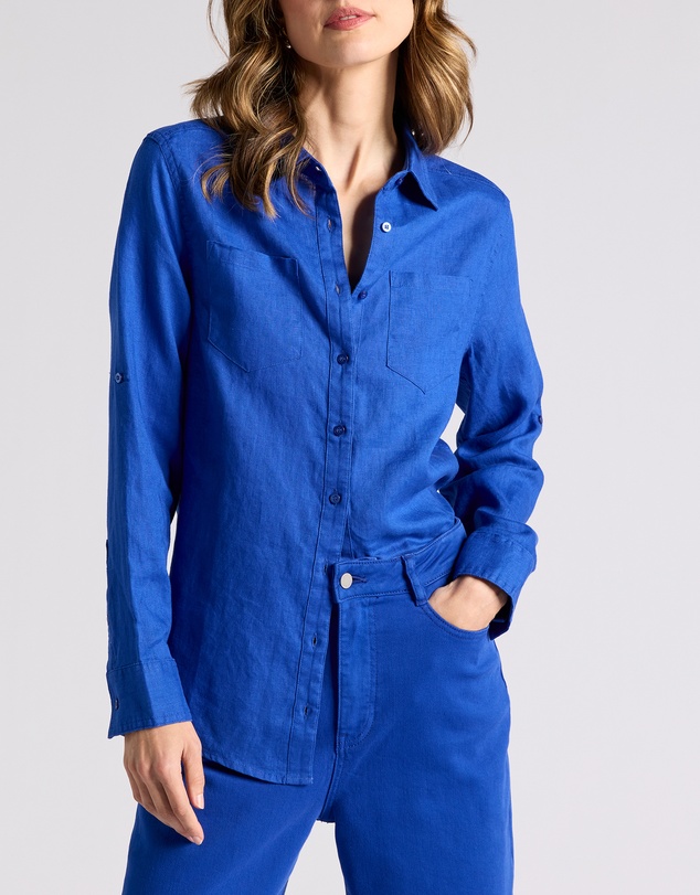 David Lawrence - Elias Linen Shirt