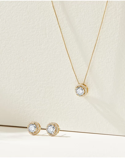 Mestige - Harlow Round Set - 18K gold Plated