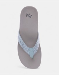 Mia Vita - Allora Toe Post Sandal - Jade Rhinestone