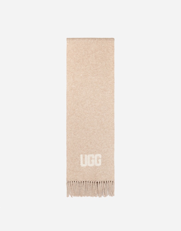 Ozwear Connection Uggs - Ugg Logo Cashmere Aus Wool Woven Scarf