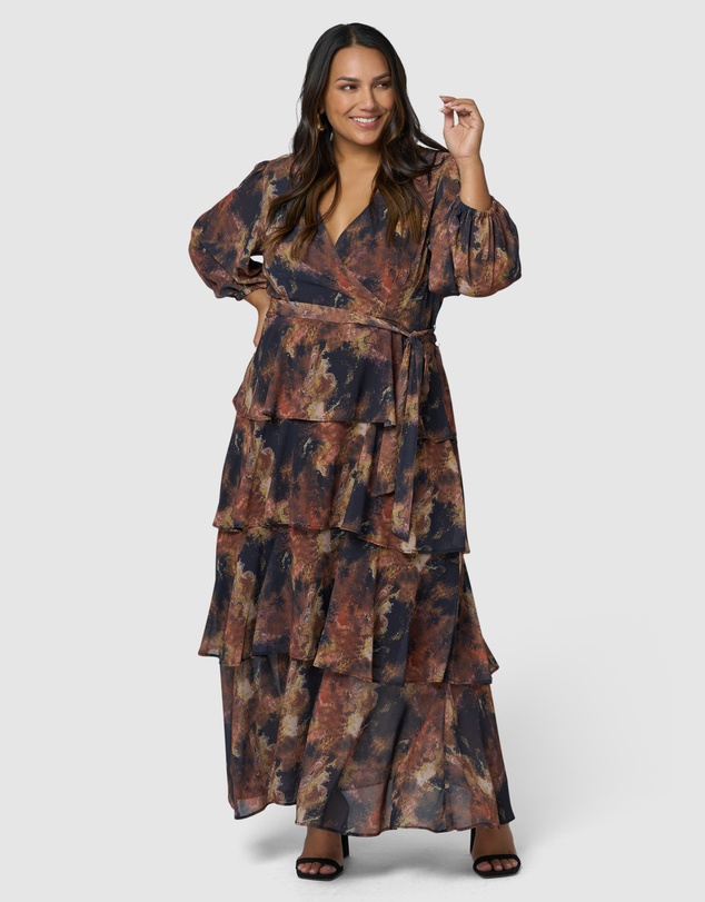 Pink Dusk by Curve Project - Temptress Maxi Dress