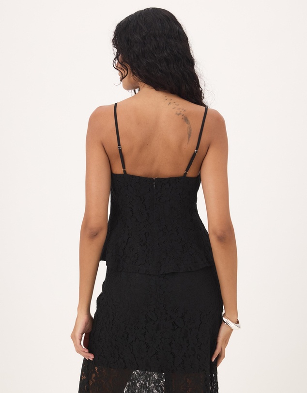 Atmos&Here - Molly Lace Peplum Top