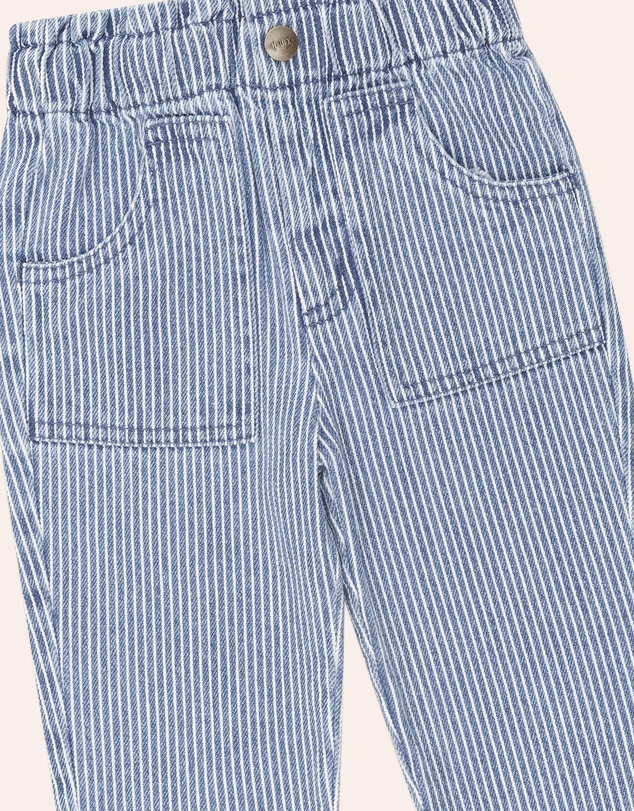 Huxbaby - Vintage Bow Paperbag Denim Pants - Babies-Teens