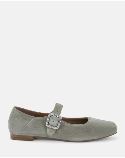 Soft Green Suede