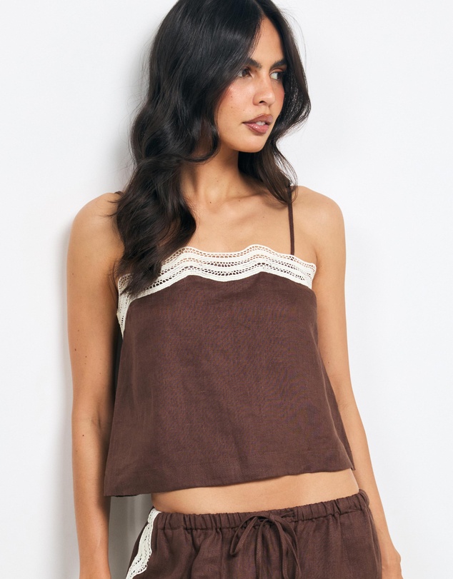 AERE - Dolly Contrast Top