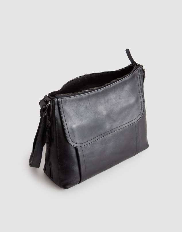 Evity - Maya Leather Large Crossbody Bag