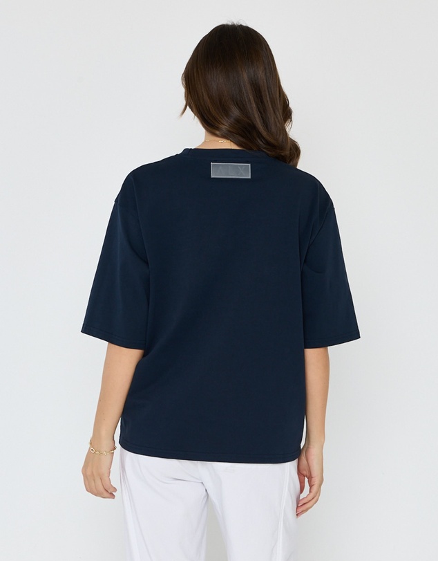 ALEXANDRA - Zuri T-Shirt Navy