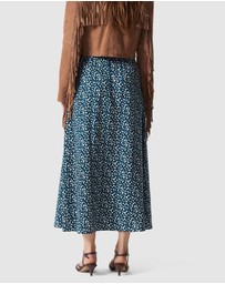 & Other Stories - Buttoned A-Line Midi Skirt