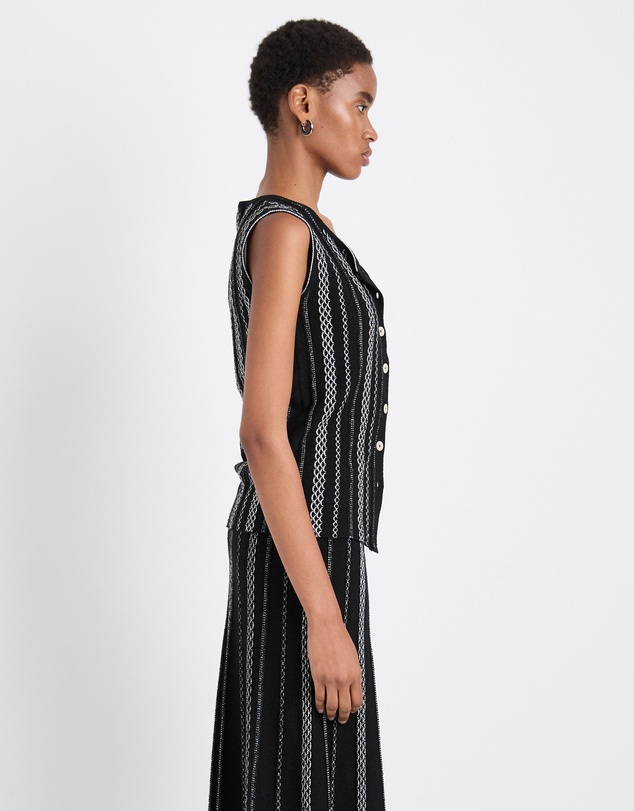 Proenza Schouler White Label - Alyna Vest In Textured Knit