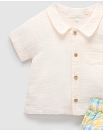 Purebaby - Check Set -Kids-Babies