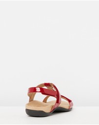 Vionic - Farra Adjustable Sandal - Red Patent