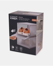 Joseph Joseph - ShoeCase Premium Shoe Storage Box with Slide-out Shoe Tray (2 Pack)