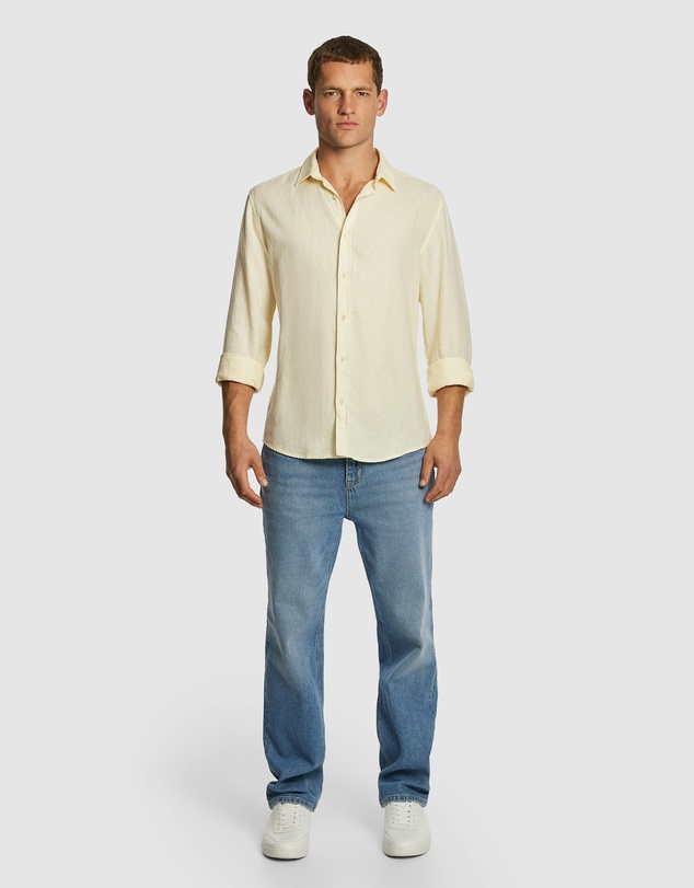 yd. - West Hampton Pure Linen Shirt