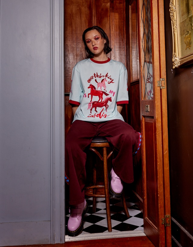 The Somewhere Co - Virgo Astrology Oversized Tee