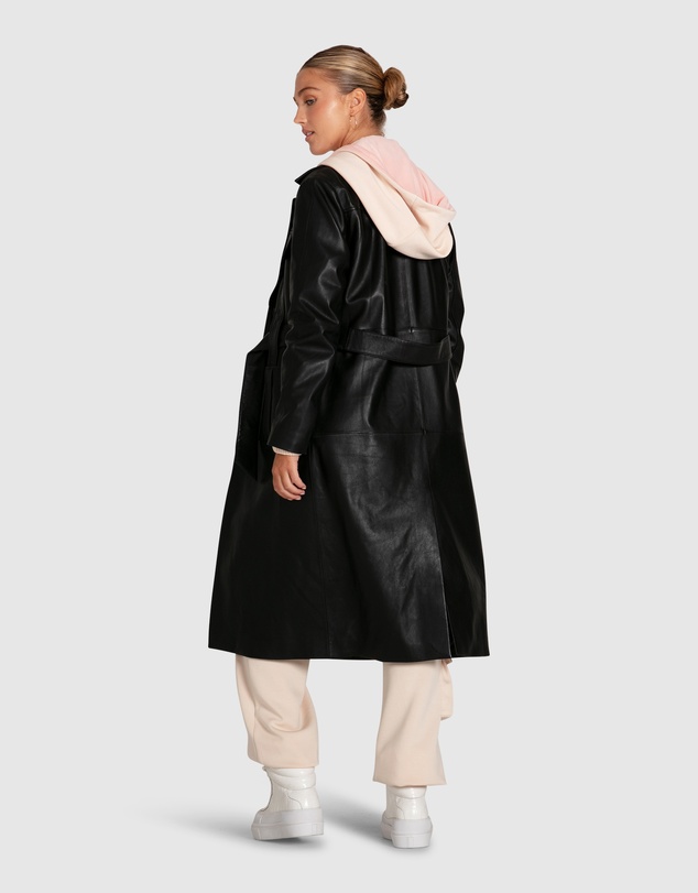 Belle & Bloom - Unstoppable Leather Trench