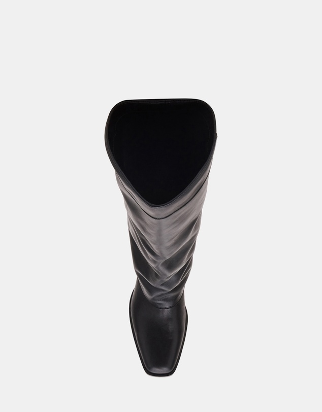 Steve Madden - Winnick Black Leather Boots