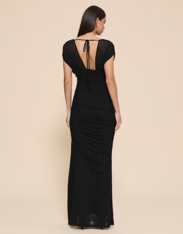 Revibe - Repaired CHANCERY Josie Mesh Maxi Dress - AU 12