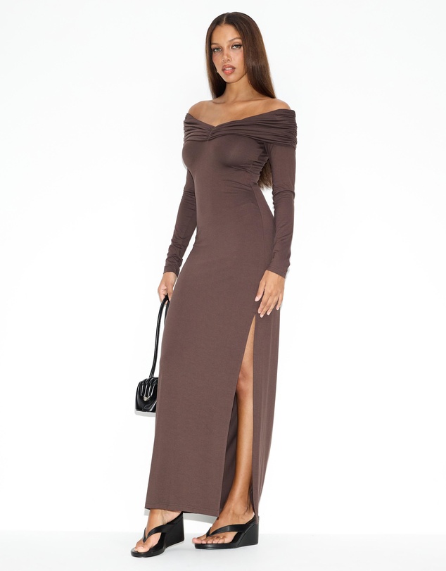 Dazie - Katia Off Shoulder Jersey Dress