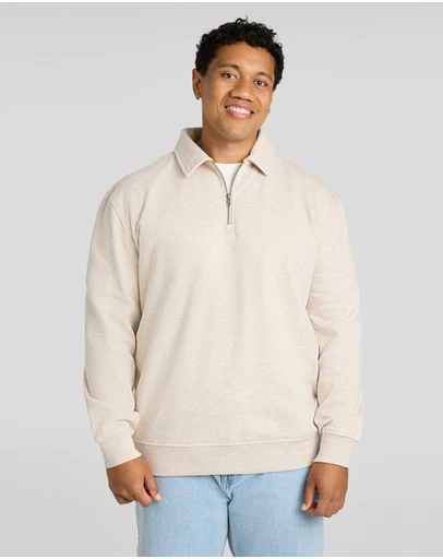 Johnny Bigg - Zip Neck Sweat Top