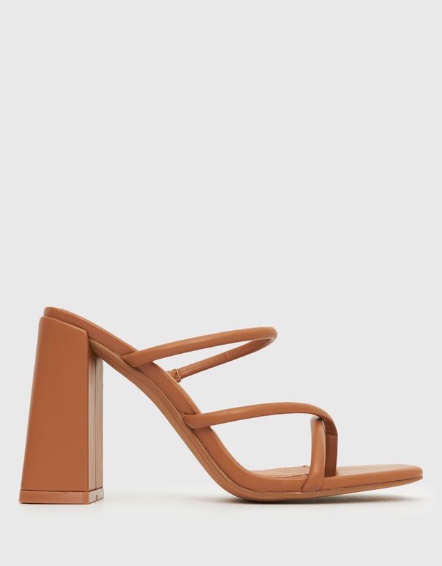 Betts - Shaq High Block Heel Mules