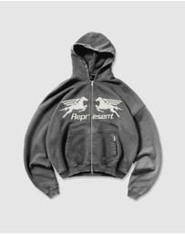 Represent - Pegasus Zip Through Hoodie
