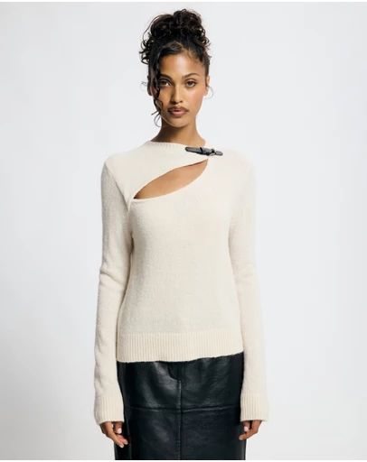 Lover - Nyx Buckle Wool Jumper