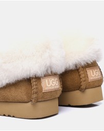 EVERAU - Australian Shepherd Ugg Popo Moccasins Cow Suede Upper Moccasins