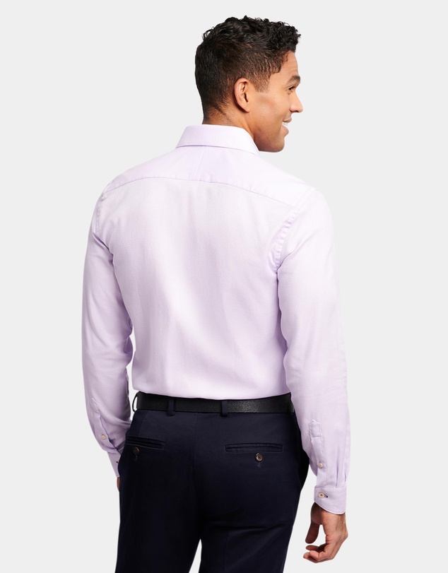 Brooksfield - Tonal Textured Slim Fit Dress Shirt