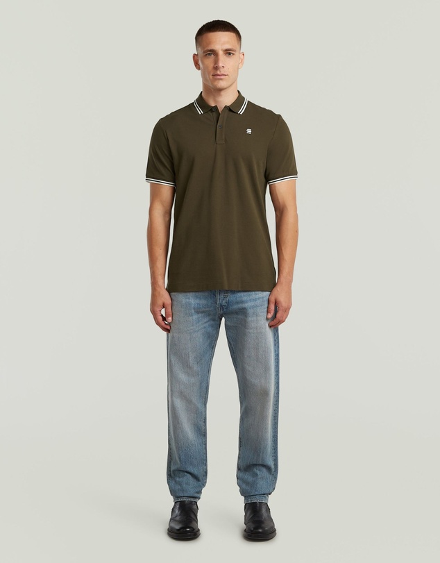 G-Star - Dunda slim stripe polo s\s