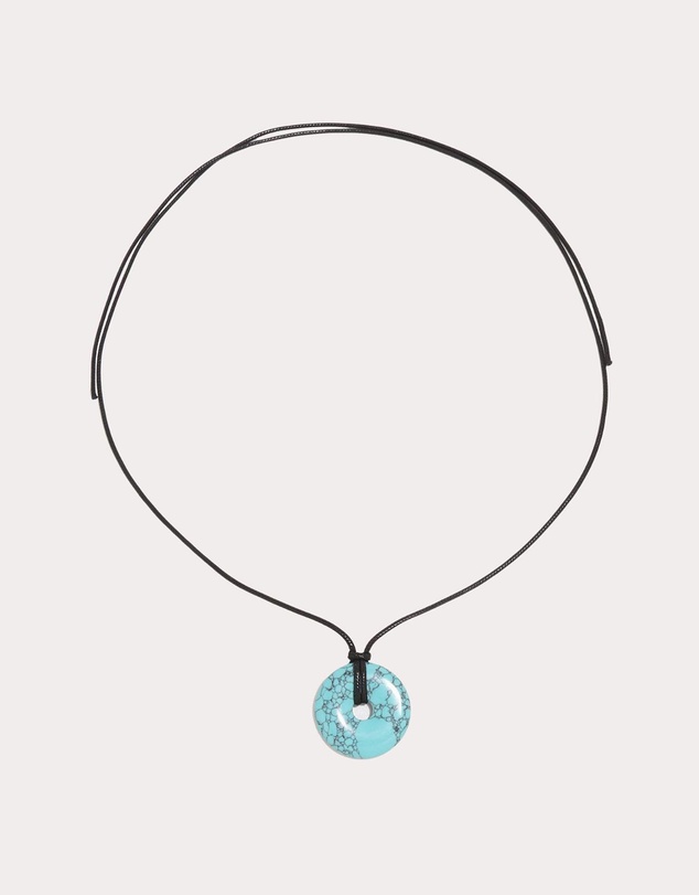 Petit Moments - Stone Disc Corded Necklace