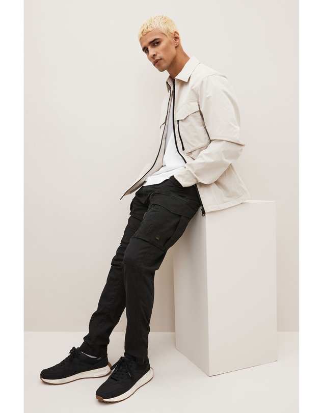 NEXT - Zip Detail Stretch Cargo Trousers-Slim