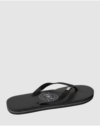 UNIT - UNIT Mens Stamp Flip Flops