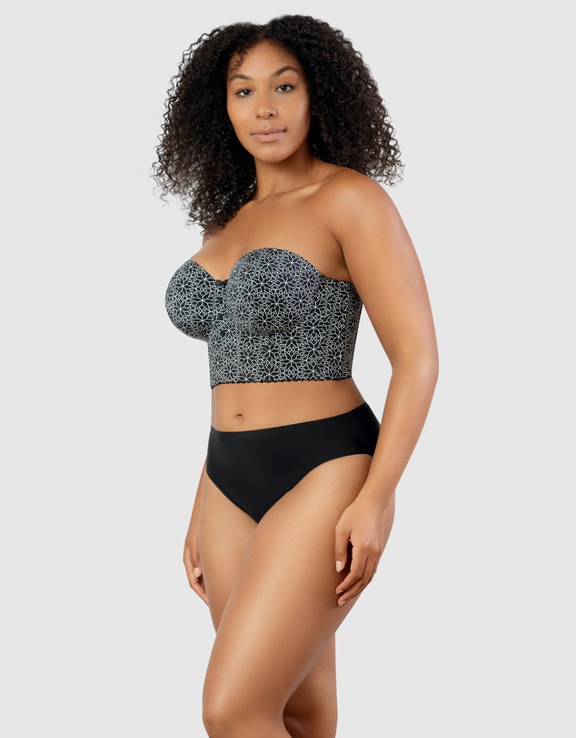 Parfait - Marissa Lightly Padded Longline Strapless Bustier Bra