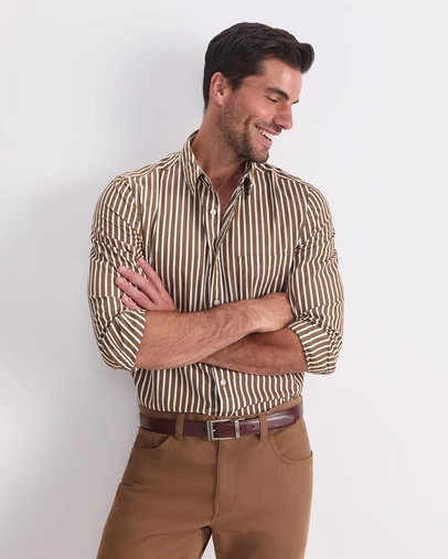 Sportscraft - Ryan Stripe Long Sleeve Shirt