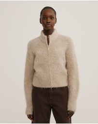 Witchery - Fluffy Funnel Bomber Jacket