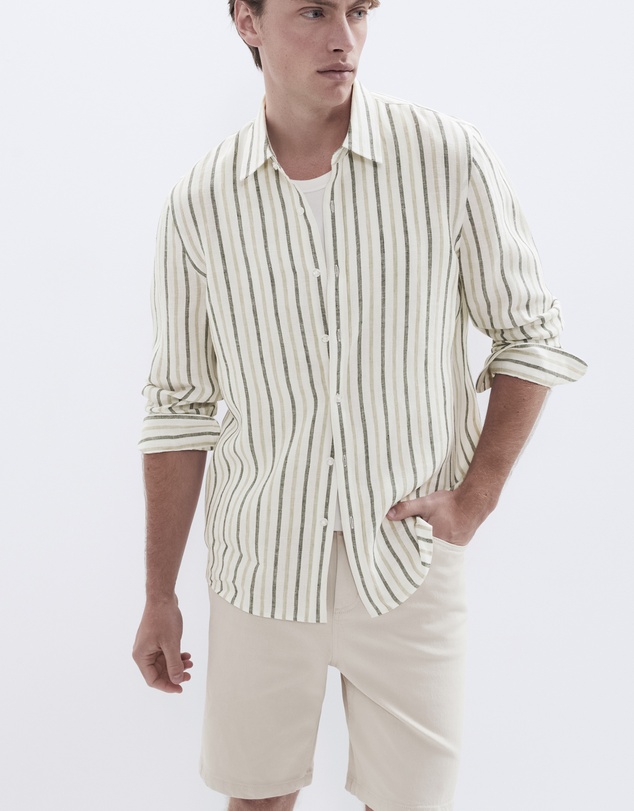 UNISON - Linen Regular Fit Shirt
