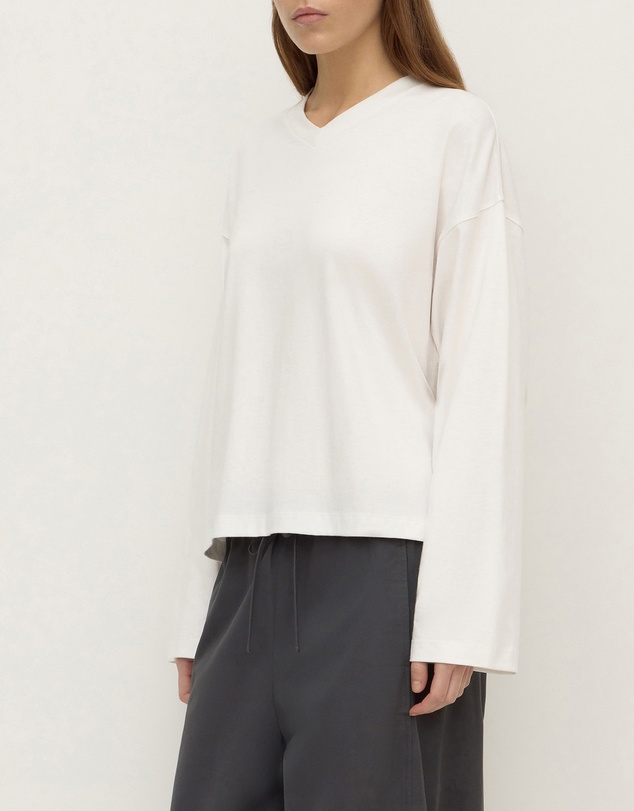 Assembly Label - Stella V Neck Oversized LS Tee