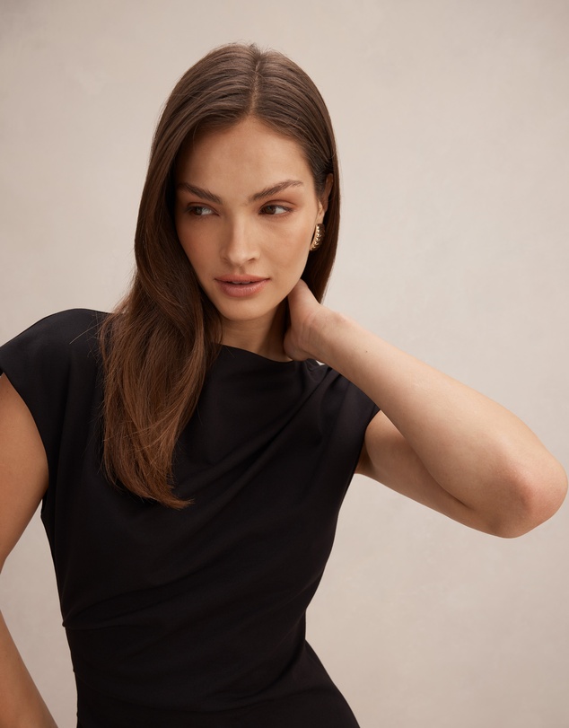 Forever New - Carly Sleeveless Tuck Mini Dress