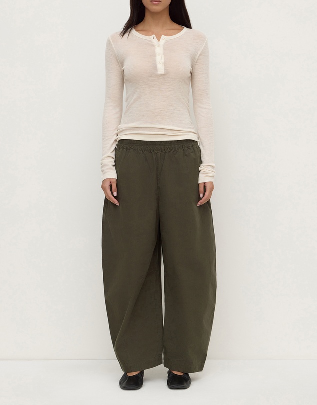 Assembly Label - Nora Merino Wool Henley Top