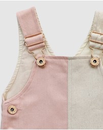 WITH LOVE FOR KIDS - Everett Short Denim Overalls - Babies - Kids